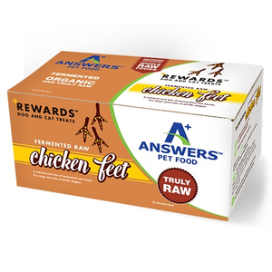 Answers Pet Food Rewards Fermented Raw Chicken Feet