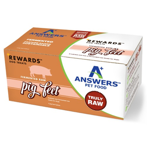 Answers Pet Food Rewards Fermented Raw Pig Feet