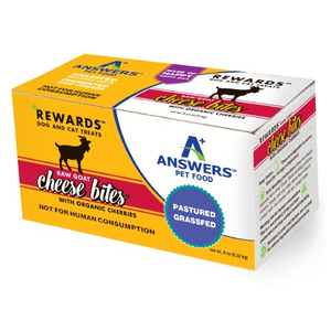 Answers Pet Food Rewards Raw Goat Cheese Bites With Organic Cherries