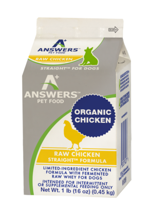 Answers Pet Food Straight Raw Chicken Formula For Dogs