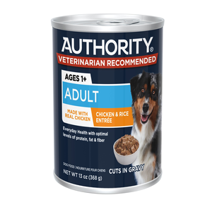 Authority Everyday Health Chicken & Rice Entree (Cuts In Gravy) For Adult Dogs