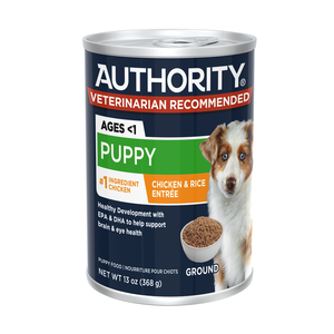 Authority Everyday Health Chicken & Rice Entree (Ground) For Puppies