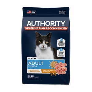 Authority Everyday Health Chicken & Rice Formula For Indoor Adult Cats