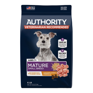 Authority Everyday Health Chicken & Rice Formula For Mature Small Breed Dogs