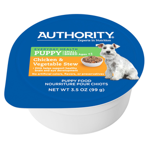 Authority Everyday Health Chicken & Vegetable Stew For Small Breed Puppies