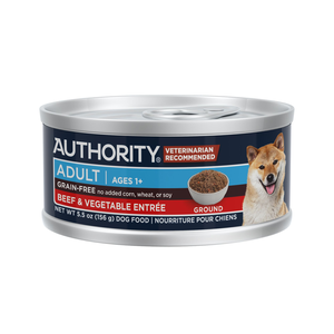 Authority Everyday Health Grain Free Beef & Vegetable Entree (Ground) For Adult Dogs