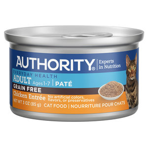 Authority Everyday Health Grain Free Chicken Entree (Pate) For Adult Cats