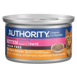 Authority Everyday Health Grain Free Chicken Entree (Pate) For Kittens