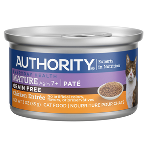 Authority Everyday Health Grain Free Chicken Entree (Pate) For Mature Cats