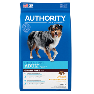 Authority Everyday Health Grain Free Chicken & Pea Formula For Adult Dogs
