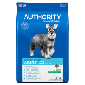 Authority Everyday Health Lamb & Rice Formula For Small Breed Adult Dogs
