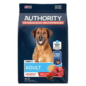 Authority Everyday Health Tender Blends Beef & Rice Formula For Adult Dogs