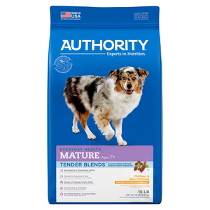 Authority Everyday Health Tender Blends Chicken & Rice Formula For Mature Dogs