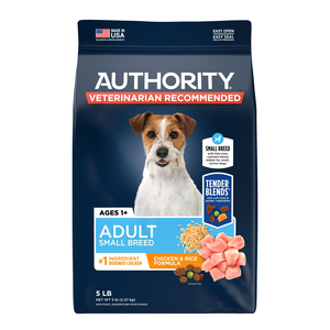 Authority Everyday Health Tender Blends Chicken & Rice Formula For Small Breed Adult Dogs