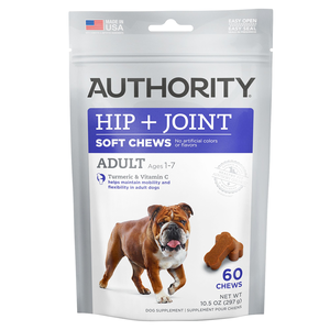 Authority Hip + Joint Soft Chews For Adult Dogs