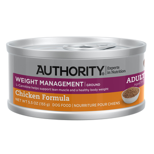 Authority Weight Management Chicken Formula (Ground) For Adult Dogs