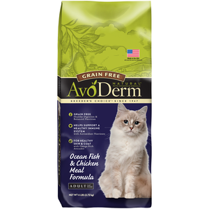 AvoDerm Adult Cat Food Ocean Fish & Chicken Meal Formula