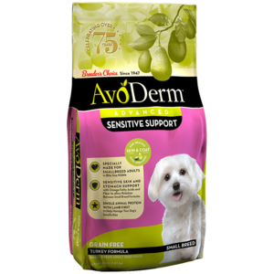 AvoDerm Advanced Sensitive Support Grain Free Turkey Formula For Small Breed Dogs