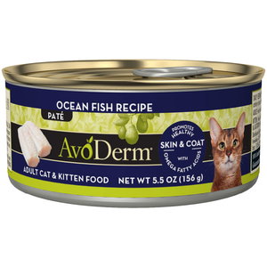 AvoDerm Canned Cat Food Ocean Fish Recipe (Paté)