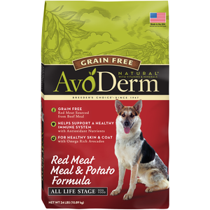 AvoDerm All Life Stages Dog Food Red Meat Meal & Potato Formula
