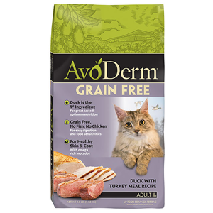 AvoDerm Grain Free Adult Duck With Turkey Meal Recipe For Cats