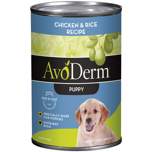 AvoDerm Puppy Canned Food Chicken & Rice Recipe