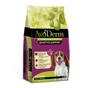 AvoDerm Advanced Sensitive Support Grain Free Duck Formula For Adult Dogs