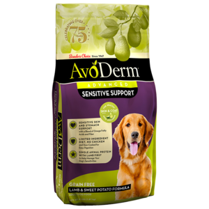 AvoDerm Advanced Sensitive Support Grain Free Lamb & Sweet Potato Formula For Adult Dogs