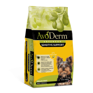AvoDerm Advanced Sensitive Support Grain Free Beef Formula For Small Breed Dogs