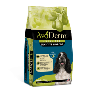 AvoDerm Advanced Sensitive Support Grain Free Trout & Pea Formula For Adult Dogs