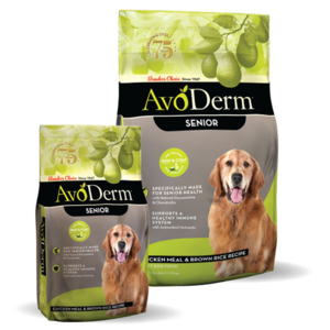 AvoDerm Senior Dog Food Chicken Meal & Brown Rice Recipe