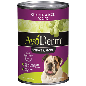 AvoDerm Weight Support Chicken & Rice Recipe For Dogs