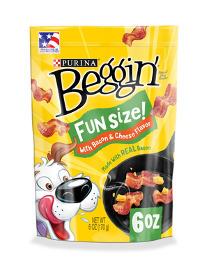 Beggin Fun Size With Bacon & Cheese Flavor