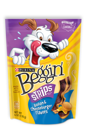 Beggin Strips Bacon and Cheeseburger Flavors