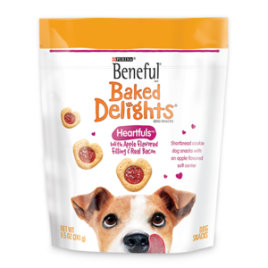 Beneful Baked Delights Heartfuls With Apple Flavored Filling and Real Bacon