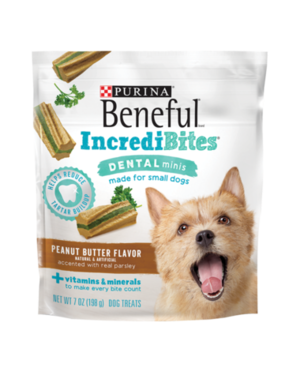 Beneful IncrediBites Dental Minis Peanut Butter Flavor