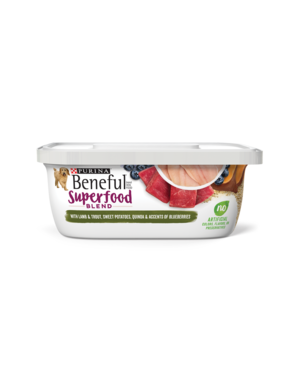 Beneful Superfood Blend With Lamb & Trout, Sweet Potatoes, Quinoa & Accents of Blueberries