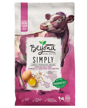 Purina Beyond Simply Grain Free Farm-Raised Beef, Barley & Cage-Free Egg Recipe