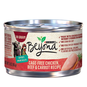 Purina Beyond In Gravy Cage-Free Chicken, Beef & Carrot Recipe