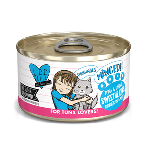 B.F.F. Best Feline Friend Originals Sweethearts - Tuna & Shrimp Dinner In Gravy
