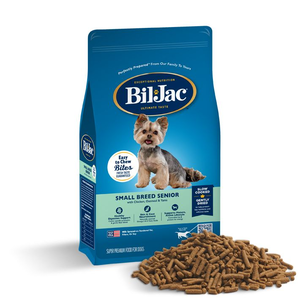 Bil Jac Dry Food Small Breed Senior With Chicken, Oatmeal & Yams
