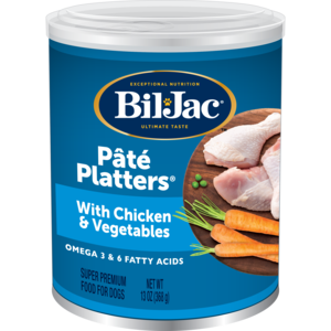 Bil Jac Pate Platters With Chicken & Vegetables