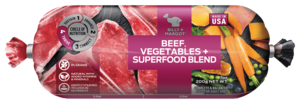 Billy + Margot Dog Food Rolls Beef, Vegetables + Superfood Blend