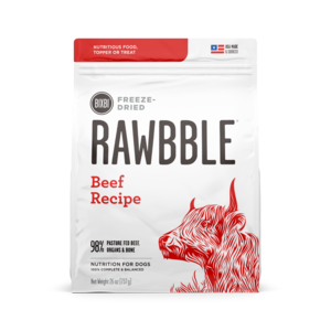 BIXBI RAWBBLE Freeze-Dried Beef Recipe For Dogs