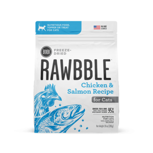 BIXBI RAWBBLE Freeze-Dried Chicken & Salmon Recipe For Cats