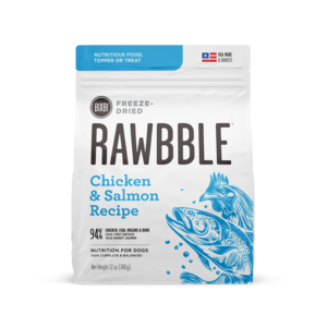 BIXBI RAWBBLE Freeze-Dried Chicken & Salmon Recipe For Dogs