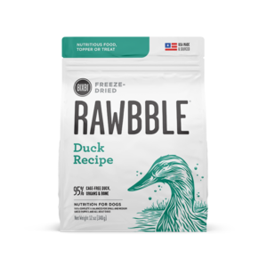 BIXBI RAWBBLE Freeze-Dried Duck Recipe For Dogs