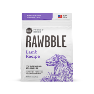 BIXBI RAWBBLE Freeze-Dried Lamb Recipe For Dogs