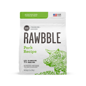 BIXBI RAWBBLE Freeze-Dried Pork Recipe For Dogs
