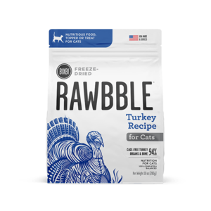 BIXBI RAWBBLE Freeze-Dried Turkey Recipe For Cats